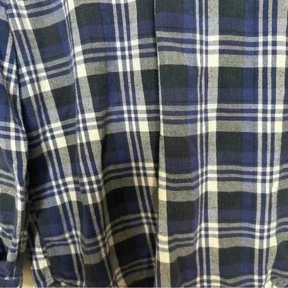 Wind River Button Up Plaid Shirt Front Pockets Blue / White / Black Size XL - Picture 11 of 16